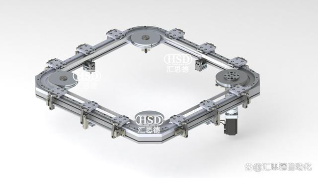 方形导轨循环运送线结构及应用案例