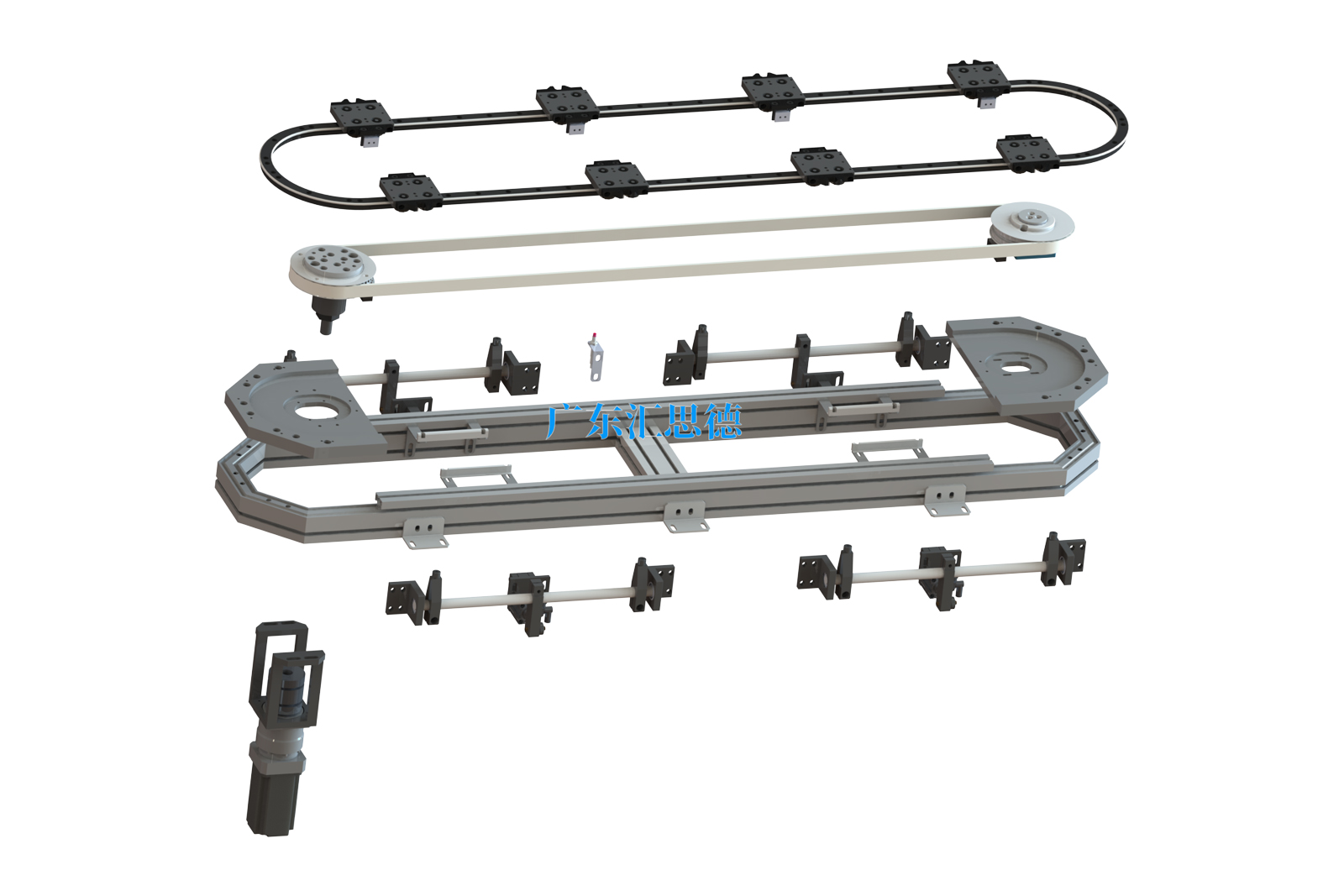 环形导轨运送线同步带传动和链条传动该怎样选择？？？？？(图3)
