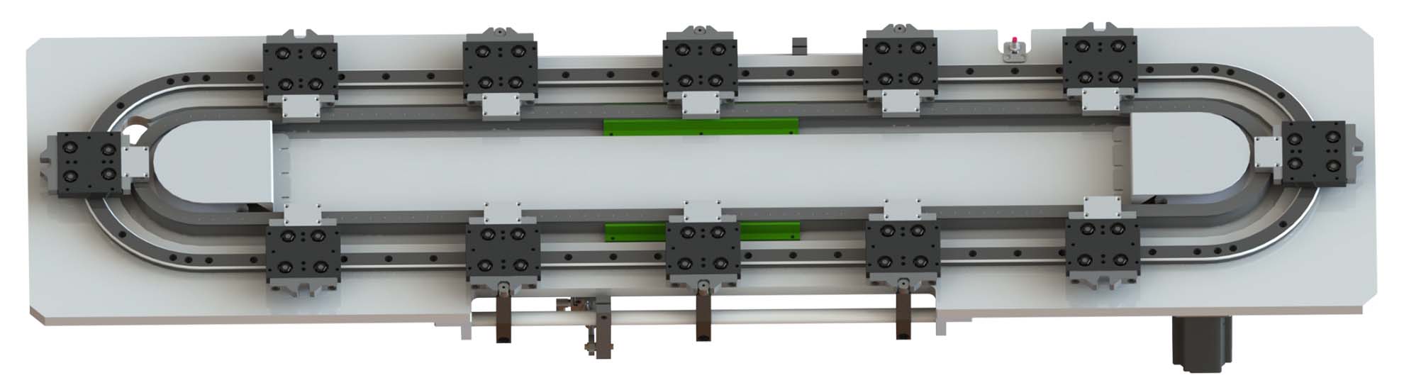 椭圆底板结构链传动环形导轨运送线25系列-OV2(图2)